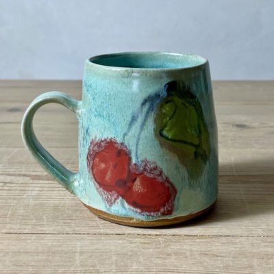 small cherry mug