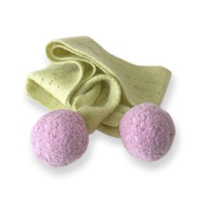 cashmere pompom scarf