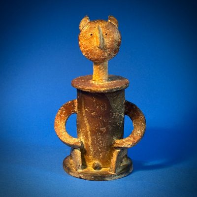 A Lidded Vessel: ceramic